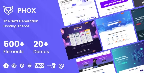 Phox ??? Hosting WordPress & WHMCS Theme